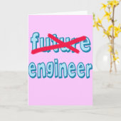 Engineer Afstuderen producten Kaart (Gele Bloem)