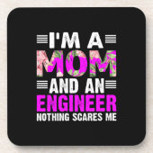 Engineer Art A mama and an Engineer Bier Onderzetter (Voorkant)