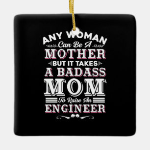Engineer Art a mama om een ingenieur op te leiden Keramisch Ornament