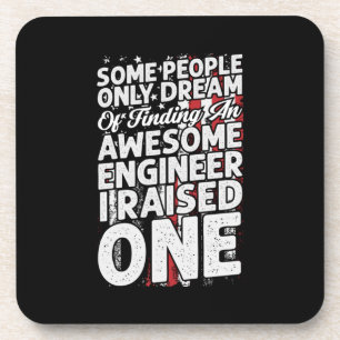 Engineer Art Geweldige engineer Bier Onderzetter