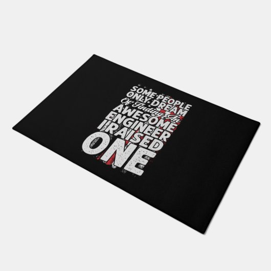 Engineer Art Geweldige engineer Deurmat (Schuin)