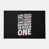 Engineer Art Geweldige engineer Deurmat (Voorkant)