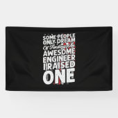 Engineer Art Geweldige engineer Spandoek (Horizontaal)