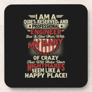 Engineer Art Professional Engineer Bier Onderzetter