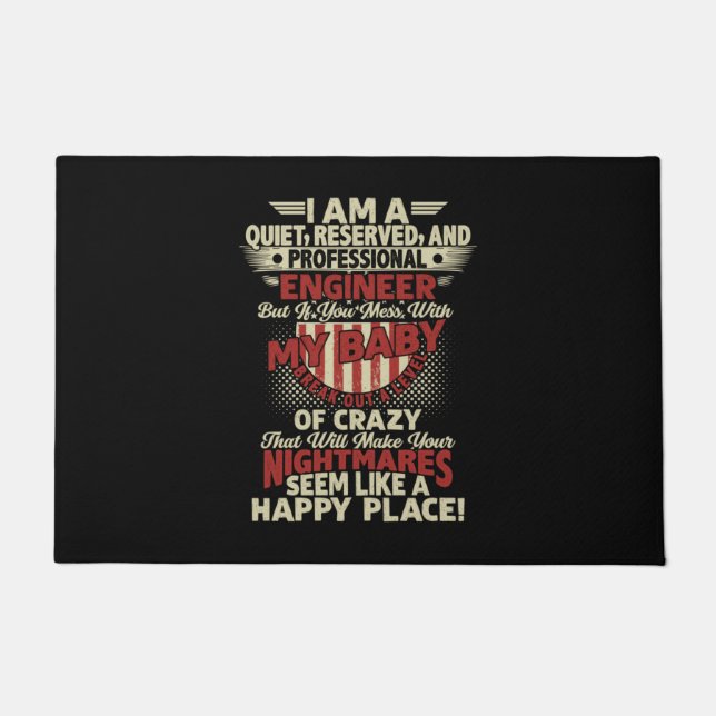 Engineer Art Professional Engineer Deurmat (Voorkant)