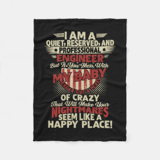 Engineer Art Professional Engineer Fleece Deken