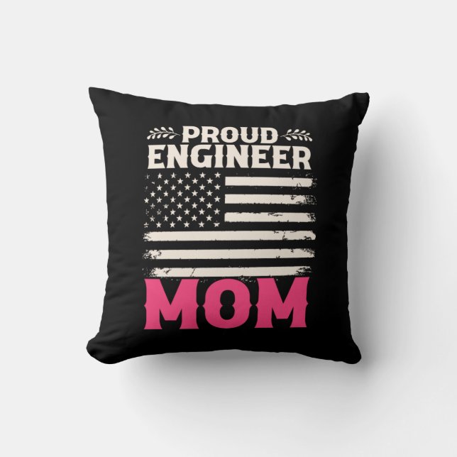 Engineer Art Proud Engineer mama Kussen (Voorkant)