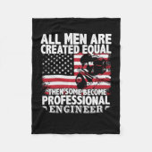 Engineer Art Sommige Mannen worden professioneel e Fleece Deken (Voorkant)