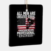 Engineer Art Sommige Mannen worden professioneel e Keramisch Ornament (Rechts)