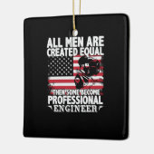 Engineer Art Sommige Mannen worden professioneel e Keramisch Ornament (Links)