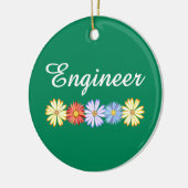 Engineer Asters Keramisch Ornament (Links)