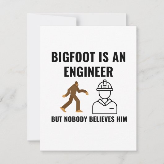 ENGINEER BIGFOOT KAART (Voorkant)