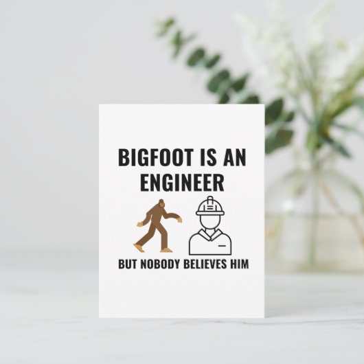 ENGINEER BIGFOOT KAART (Staand voorkant)