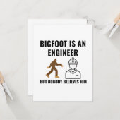 ENGINEER BIGFOOT KAART (Voorkant / Achterkant in situ)
