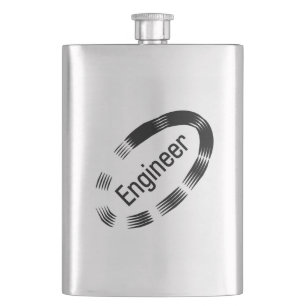 Engineer Black Oval Flacon