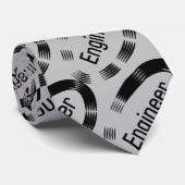 Engineer Black Oval Stropdas (Opgerold)