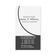 Engineer Black White Minimalist Abstract Modern