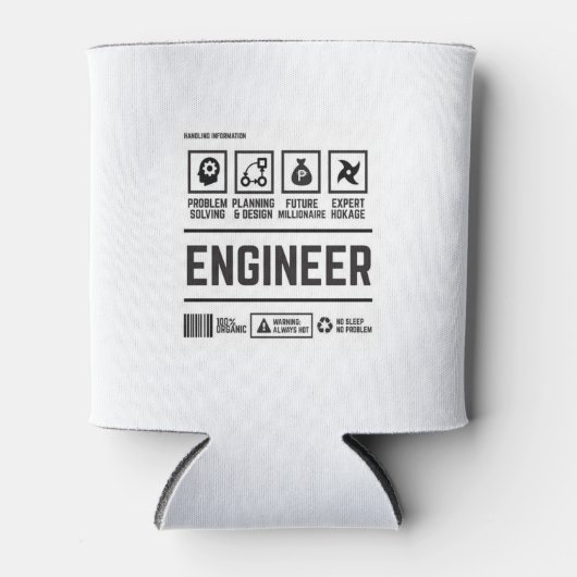 engineer blikjeskoeler (Voorkant)