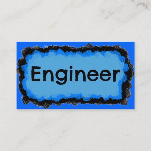 Engineer Blue Cloud Visitekaartje (Voorkant)