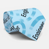 Engineer Blue Oval Stropdas (Opgerold)