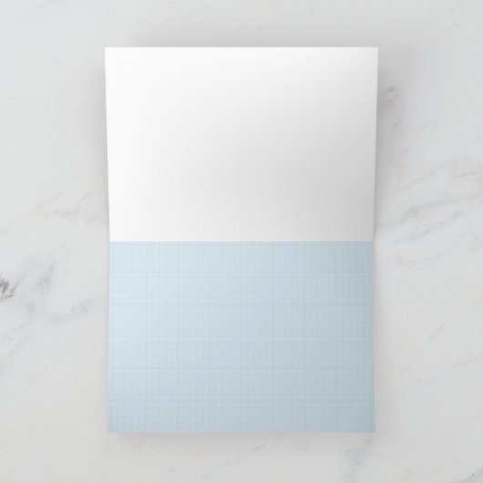 Engineer Blue Print Generieke Kaart (Binnen)