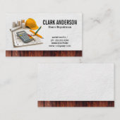 Engineer Blue Prints Tool Equipment | aannemer Visitekaartje (Voorkant / Achterkant)