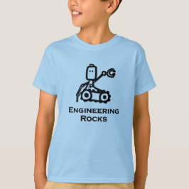 Engineer Bot Engineering Rocks T-shirt