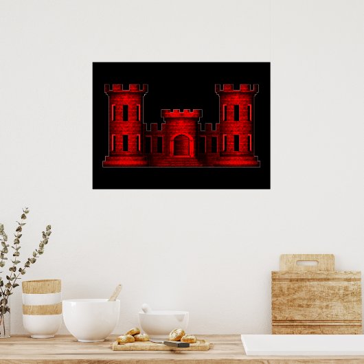 Engineer Castle Poster (Keuken)