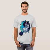 Engineer Cat Design T-shirt (Voorkant volledig)