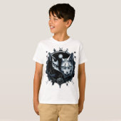 ENGINEER CAT DESIGNT-SHIRT 2 T-SHIRT (Voorkant volledig)