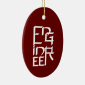 Engineer Character Keramisch Ornament (Rechts)