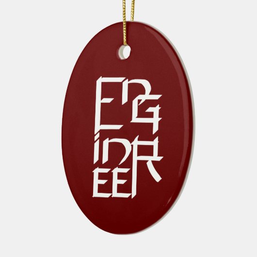 Engineer Character Keramisch Ornament (Links)