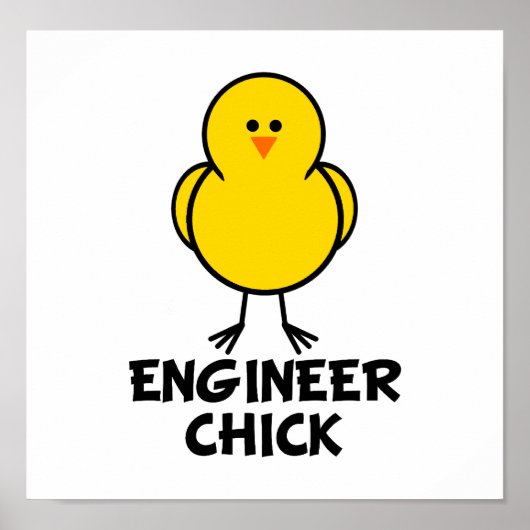 Engineer Chick Poster (Voorkant)