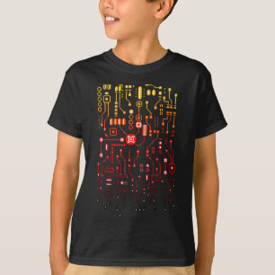 Engineer Computer Circuit Board Engineering CPU Bi T-shirt