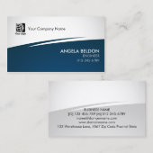 Engineer Computer Technical Professional Zig Zag Visitekaartje (Voorkant / Achterkant)