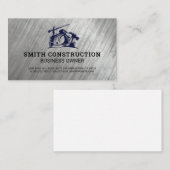 Engineer | Construction Site | Builder Visitekaartje (Voorkant / Achterkant)