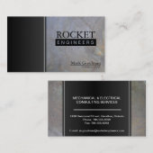 Engineer Consultant Visitekaartje - Rock Texture (Voorkant / Achterkant)