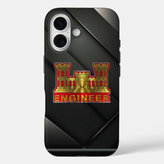 Engineer Corps Case-Mate iPhone Case (Achterkant)