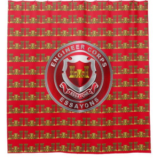 Engineer Corps Douchegordijn (Voorkant)