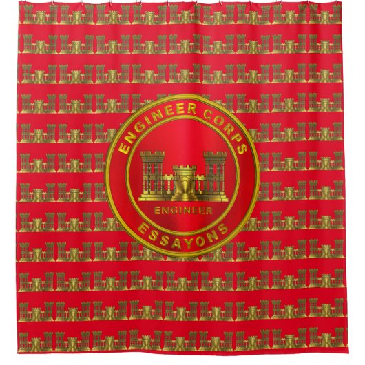 Engineer Corps Douchegordijn (Voorkant)