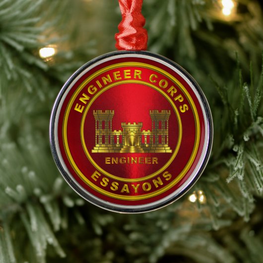 ENGINEER CORPS METALEN ORNAMENT (Boom)