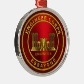 ENGINEER CORPS METALEN ORNAMENT (Rechts)