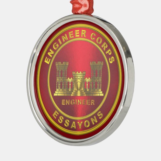 ENGINEER CORPS METALEN ORNAMENT (Links)