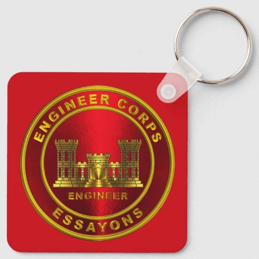 Engineer Corps Sleutelhanger (Achterkant)