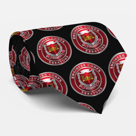 Engineer Corps Stropdas (Opgerold)