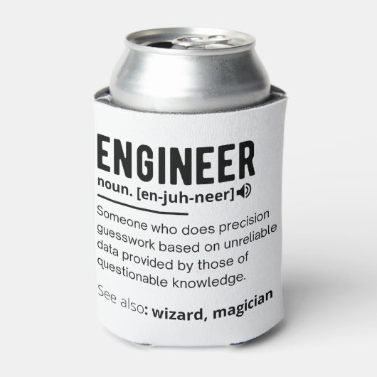 Engineer Definition Engineering Gift Blikjeskoeler (Blikje Voorkant)