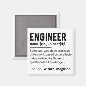 Engineer Definition Engineering Gift Magneet (Voorkant / Achterkant)