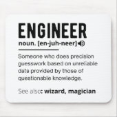 Engineer Definition Engineering Gift Muismat (Voorkant)