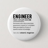 Engineer Definition Engineering Gift Ronde Button 5,7 Cm (Voorkant)