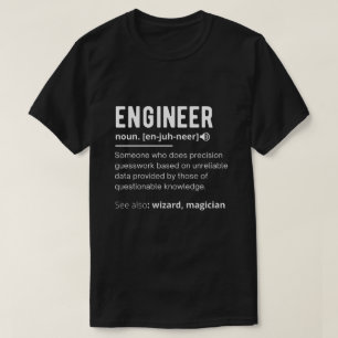 Engineer Definition Engineering Gift T-shirt